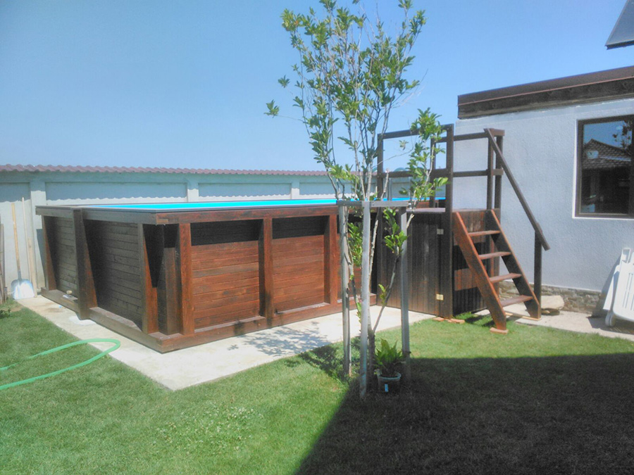 Piscine supraterane din lemn Piscine supraterane din lemn